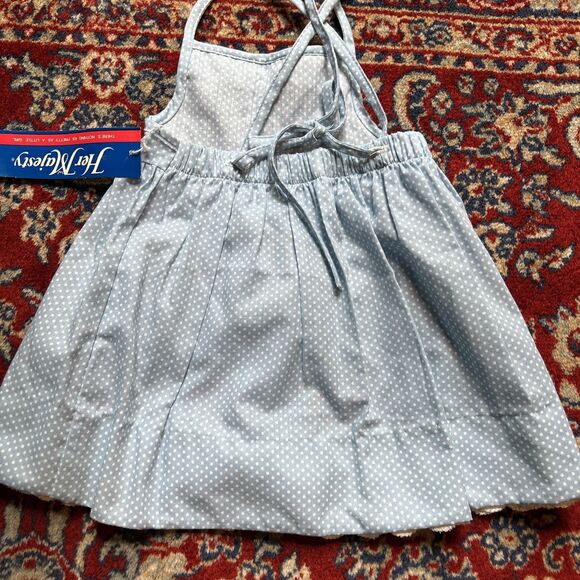 Her Majesty Dress Girls Size 2T Colorful Sleeveless VTG USA Made 80s Boho NWT - Picture 5 of 7